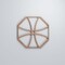 Ekena Millwork Small Haswell Decorative Fretwork Wood Wall Panels, Wood (Paint Grade), 11 3/8"W x 11 3/8"H x 3/8"T WALW12X12X0375HWLMF - alternate 4